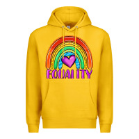Lemon equality rainbow Premium Hoodie - OliviaCreatesArt