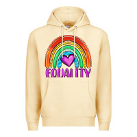 Pina Colada equality rainbow Premium Hoodie - OliviaCreatesArt