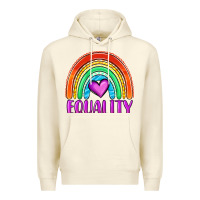 Sandshell equality rainbow Premium Hoodie - OliviaCreatesArt