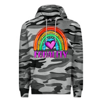 Slate Camo equality rainbow Premium Hoodie - OliviaCreatesArt