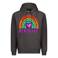 Smoke equality rainbow Premium Hoodie - OliviaCreatesArt