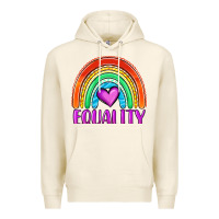 Tofu equality rainbow Premium Hoodie - OliviaCreatesArt