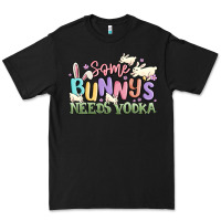 Black some bunnys needs vodka Premium Tee - MaliasSmallBusiness