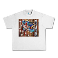 Lunar Rock Western Reel Cool Dad American Flag Bass Urban Heavy Tee - LillyAllenDesigns