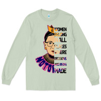 Matcha RBG Ruth Bader Ginsburg Women Belong In All Places Long Sleeve Tee - Bettercallsaul