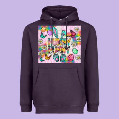 Hunny Bunny And Egg Easter Tumbler Heavyweight Hoodie Designed By Bundleandbundleshop