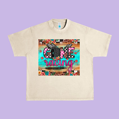 Gone Racing Urban Heavy Tee Designed By Jahusdesignshop