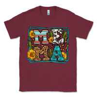 Burgundy western leopard mema Classic Tee - LillyAllenDesigns