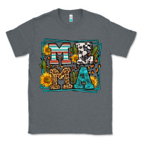Charcoal Heather western leopard mema Classic Tee - LillyAllenDesigns