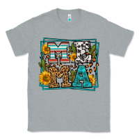Heather Grey western leopard mema Classic Tee - LillyAllenDesigns
