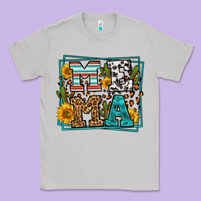 Western Leopard Mema Classic Tee Designed By Lillyallendesigns