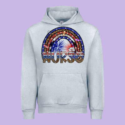 American Nurse Urban Hoodie Designed By Sublimationcraftshop