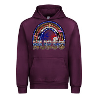 Mauve Wine american nurse Urban Hoodie - SublimationCraftShop