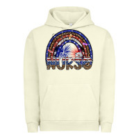 Pigment Pistachio american nurse Urban Hoodie - SublimationCraftShop