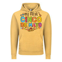 Vintage Mustard my first cinco de mayo Vintage Hoodie - LillyAllenDesigns