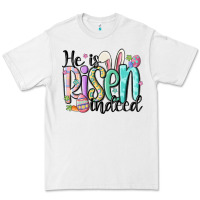 White he is risen indeed Premium Tee - MaliasSmallBusiness