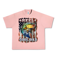 Salmon Reel Cool Dad Bass 4th of July Urban Heavy Tee - LillyAllenDesigns