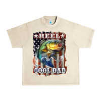 Sandshell Reel Cool Dad Bass 4th of July Urban Heavy Tee - LillyAllenDesigns