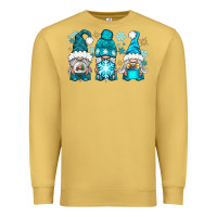 Antique Gold winter gnomies Premium Sweatshirt - BundleAndBundleShop