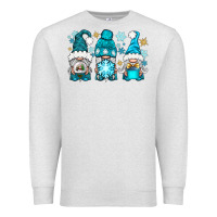 Oatmeal Heather winter gnomies Premium Sweatshirt - BundleAndBundleShop
