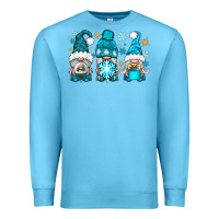 Ocean Blue winter gnomies Premium Sweatshirt - BundleAndBundleShop