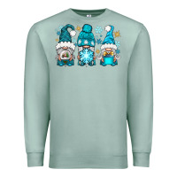 Seafoam winter gnomies Premium Sweatshirt - BundleAndBundleShop