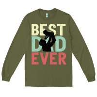Army Green Best Dad Ever Long Sleeve Tee - Bettercallsaul