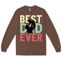 Chestnut Best Dad Ever Long Sleeve Tee - Bettercallsaul