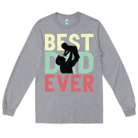Heather Grey Best Dad Ever Long Sleeve Tee - Bettercallsaul