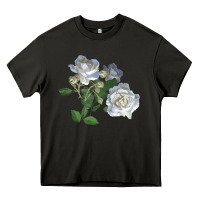 Asphalt white dawn rose Heavy Core Tee - LillyAllenDesigns