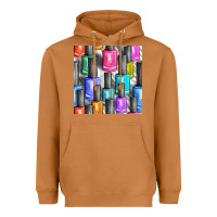 Meerkat colorful nail polish seamless pattern bbs Heavyweight Hoodie - BundleAndBundleShop