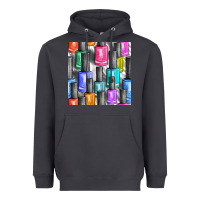 Smoke colorful nail polish seamless pattern bbs Heavyweight Hoodie - BundleAndBundleShop