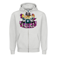 Dove Grey Racing mom Mother's Day Zipper Hoodie - HowdyJamesFarm
