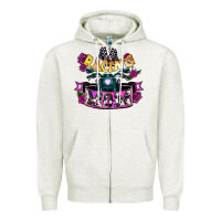 Oatmeal Heather Racing mom Mother's Day Zipper Hoodie - HowdyJamesFarm