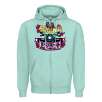 Seafoam Racing mom Mother's Day Zipper Hoodie - HowdyJamesFarm