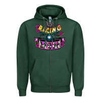 Sports Green Racing mom Mother's Day Zipper Hoodie - HowdyJamesFarm
