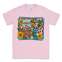 Bubblegum Pink western leopard mini Classic Tee - LillyAllenDesigns