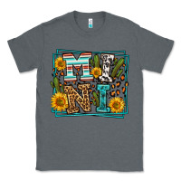 Charcoal Heather western leopard mini Classic Tee - LillyAllenDesigns