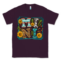Plum western leopard mini Classic Tee - LillyAllenDesigns