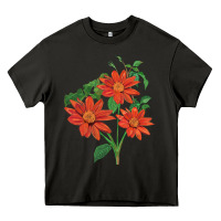 Asphalt tithonia fiesta del sol sunflower Heavy Core Tee - LillyAllenDesigns