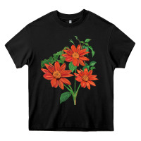 Black tithonia fiesta del sol sunflower Heavy Core Tee - LillyAllenDesigns