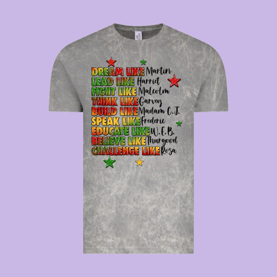 Inspiring Black Leaders Juneteenth Vintage Tee Designed By Lillyallendesigns
