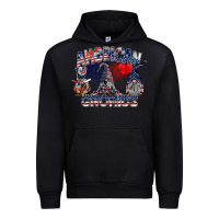 Black amerikan gnomies Urban Hoodie - SublimationCraftShop
