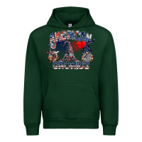 Foreset Green amerikan gnomies Urban Hoodie - SublimationCraftShop