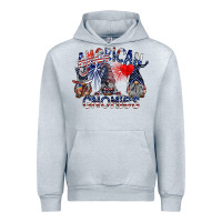 Heather Grey amerikan gnomies Urban Hoodie - SublimationCraftShop