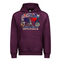Mauve Wine amerikan gnomies Urban Hoodie - SublimationCraftShop