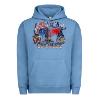 Pigment Pebble Blue amerikan gnomies Urban Hoodie - SublimationCraftShop