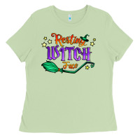 Matcha resting witch face Ladies Tee - Jasminsmagicworld
