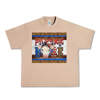 Burro 4th of July Western Star Spangled Baby Cow Urban Heavy Tee - LillyAllenDesigns