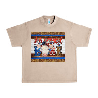 French Oak 4th of July Western Star Spangled Baby Cow Urban Heavy Tee - LillyAllenDesigns